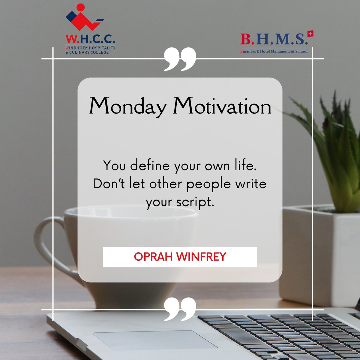 WHCC__'s tweet photo. Do what makes you happy and live your life the way you wish too! Happy Monday.
#Motivation #EmpowerYourself #LifeScript #JourneyOfLife
#SelfDetermination #DreamBig
#BelieveInYourself #CreateYourPath
#LiveYourStory #WHCC
#windhoekhospitalityandculinarycollege https://t.co/HlpedLn6On
