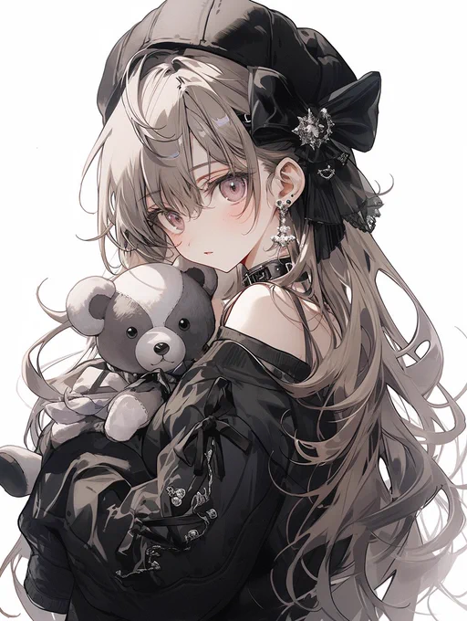 テディベアと少女