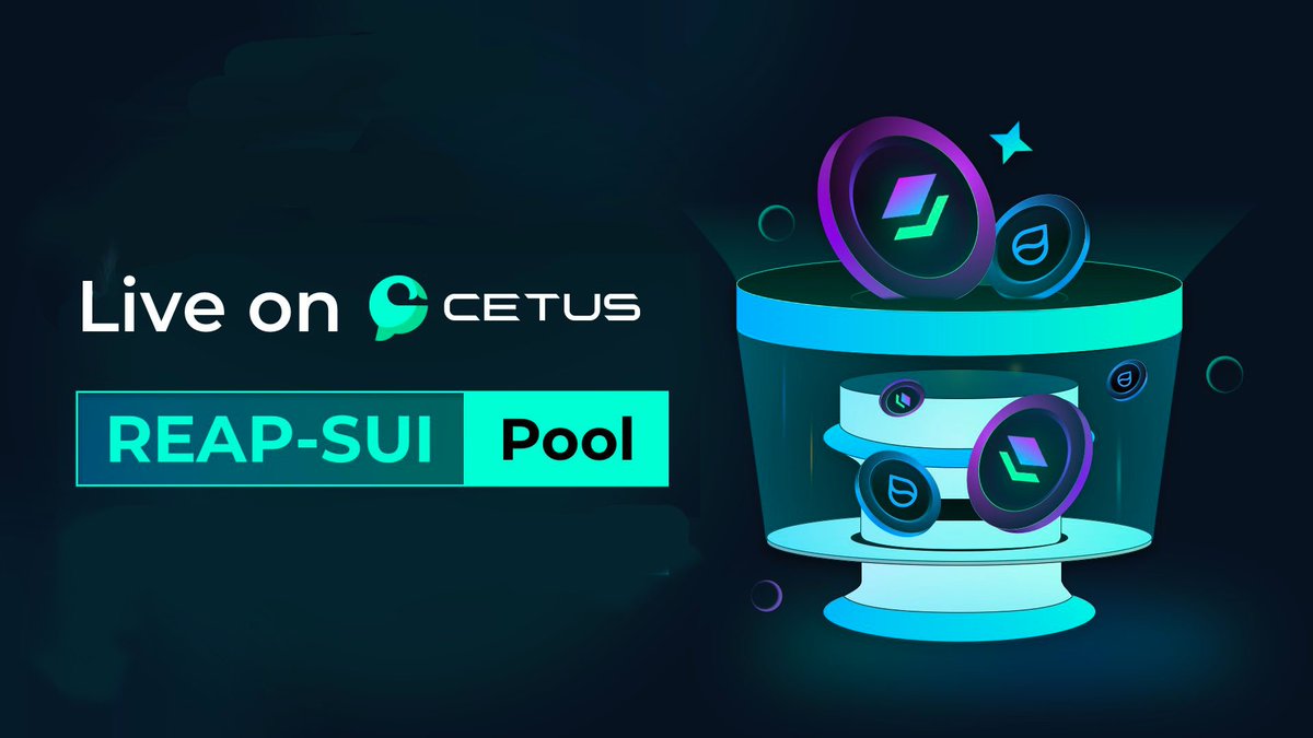 Earn up to 50% APY on <a href="/CetusProtocol/">Cetus🐳</a> with the $REAP-$SUI pool! 🚀

What are you waiting for? 🤑