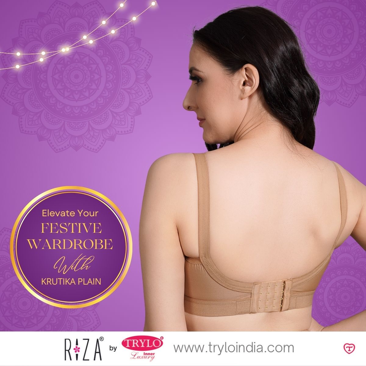 Trylo Intimates on X: This festive season, experience the freedom of  comfort with Krutika Plain, your go-to bra for every occasion. Product  shown- Krutika Plain #Trylo #TryloIndia #TryloIntimates #TryloBra  #TryloBraOnline #Riza #RizaIntimates #