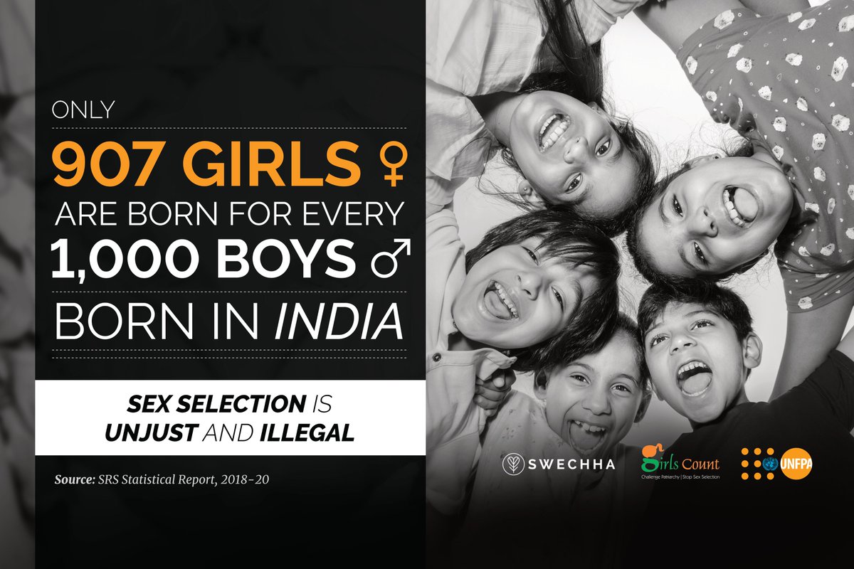 In India, a widespread preference for sons, coupled with sex-selective abortions, is the cause of unnatural sex ratios at birth.

#stopsexselection #genderjustice