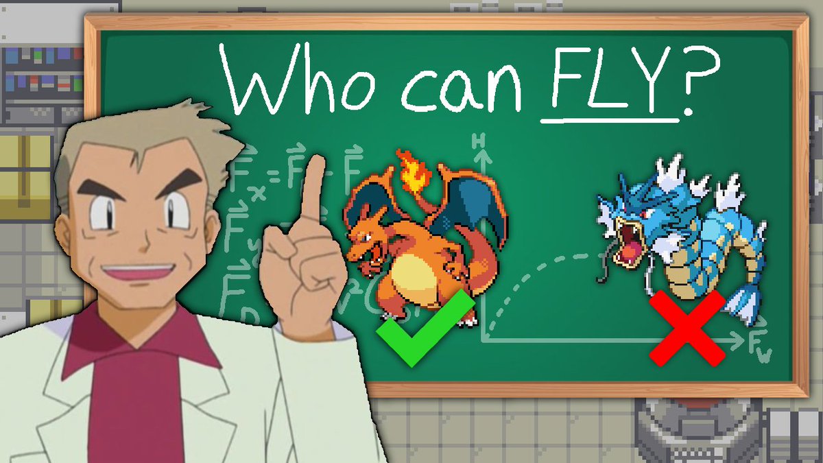 My new video is out! This one genuinely consumed my life for the last 2 months. It's a true labor of love and I hope you all like it! Introducing: Mathematically Proving which Pokémon Should Learn Fly pls retweet and share :) youtu.be/3VZcZJ9GJ98