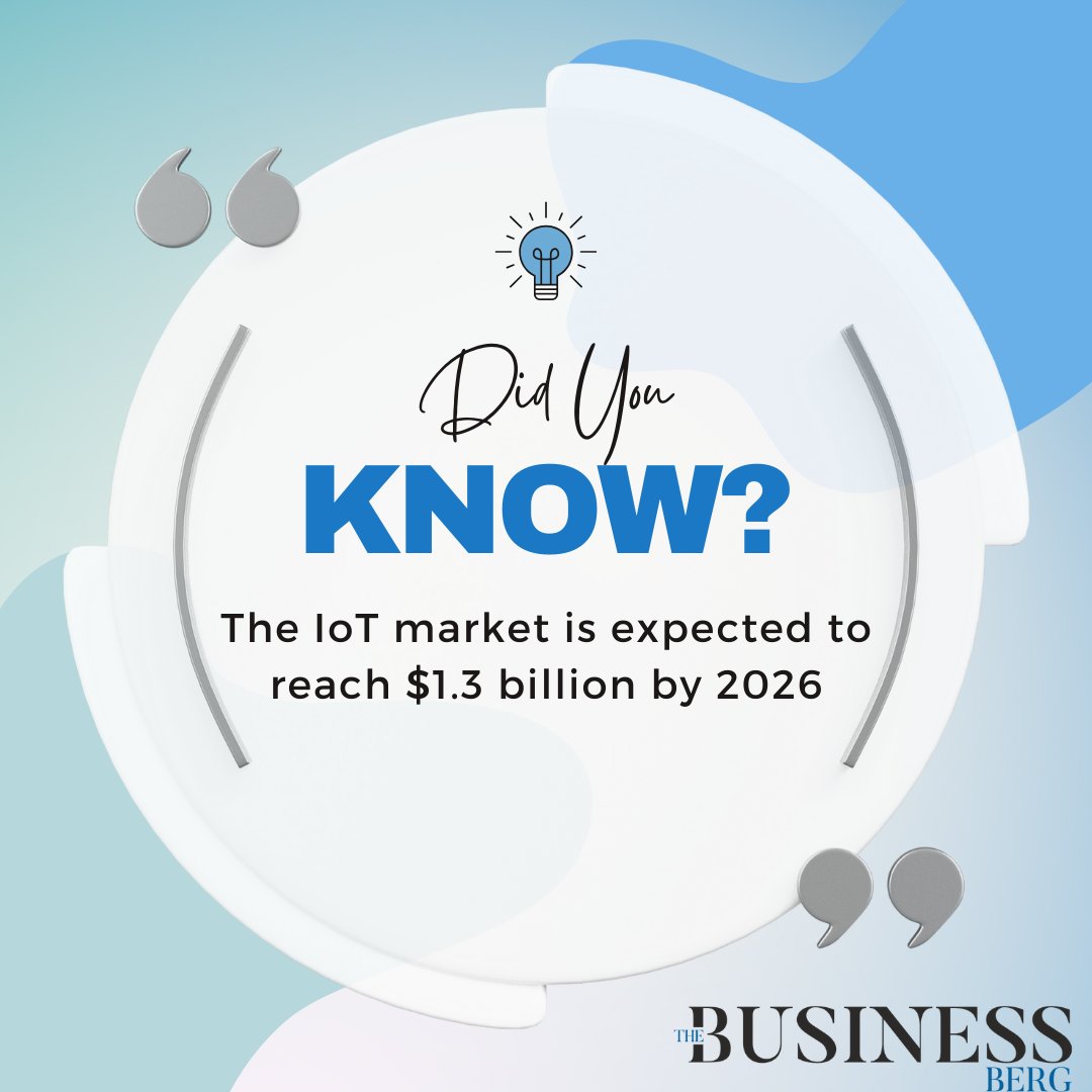 Did you know ? #IoTMarket2026 #IoTProjection #ConnectedFuture #BillionDollarIoT #2026IoTForecast #DidYouKnow