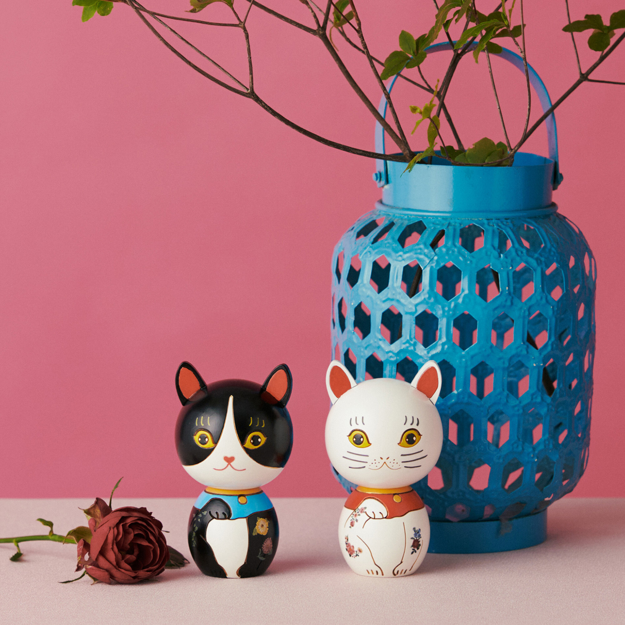 Nathalie Lete 猫のフラワーベース 猫の インテリア小物 0 Nathalie