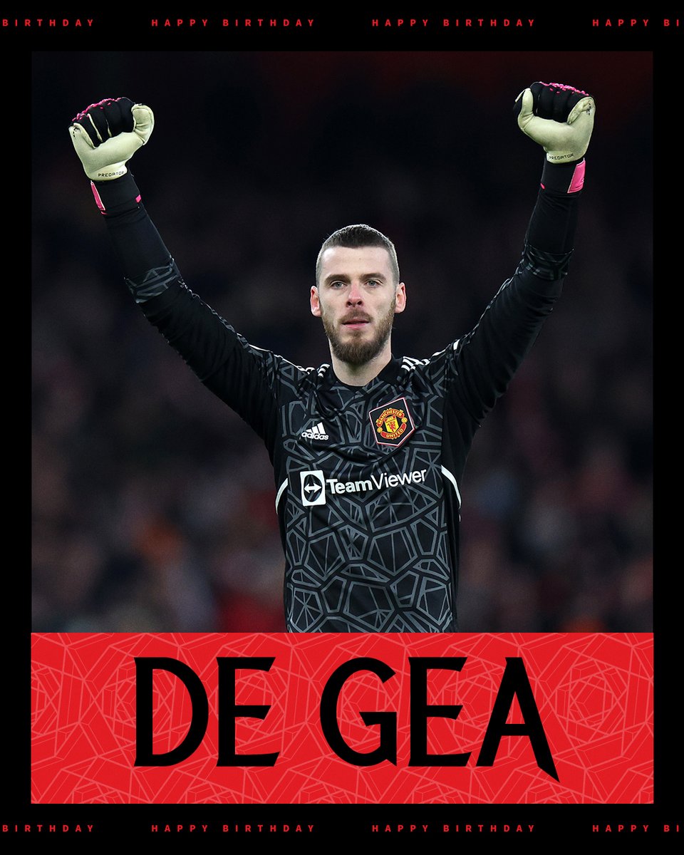 We hope you have a brilliant day, <a href="/D_DeGea/">David de Gea</a>! 🙌

#MUFC