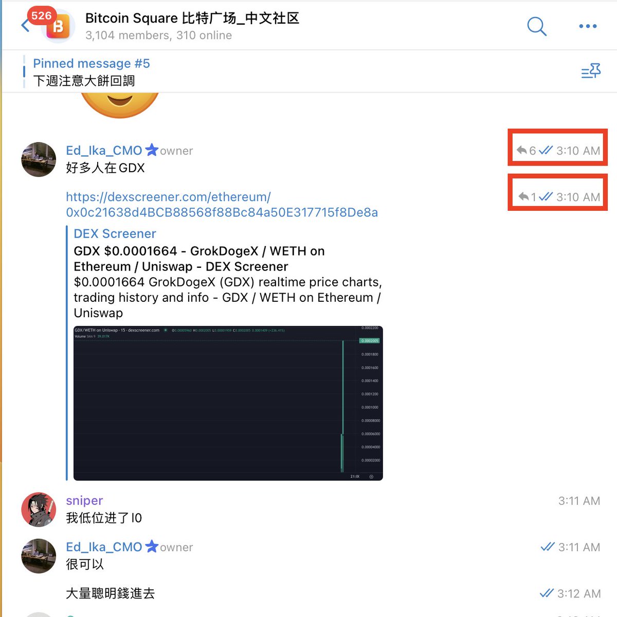 Ed_x0101's tweet photo. 正值比特币生态爆发之际，链上行情也悄悄回暖，昨天开放500进群后，马上有两个金狗出现，板块轮动，捡钱行情正式启动

凌晨3点，发现 $GDX 我们的监控系统突然间大量跳提醒，聪明钱，Call group不停跳，我就用了一分钟看完资讯就马上发到社区，最高点涨到早上接近30倍

另一个是早上看到链上都在打，然后快速辨别了一下是辛普森系列，就发到社区讓大家一起搞，最后Freemint涨到了最高0.4E #springfielpunks 

meme和NFT的链上行情回暖了，之后继续多多留意，目前社区不会增加新人了，未来会定向邀请和筛选活跃用户，我很相信只要自己分享就能带动大家一起分享，群策群力才会更厉害

手上还有大量项目，香港最近来了太多客人，之后找机会发出来
#meme #NFT #freemint