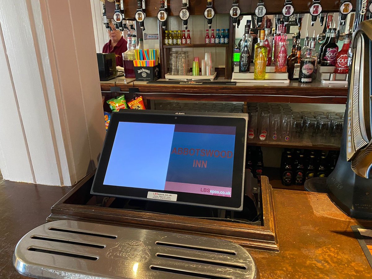 The Abbotswood Inn, Yate, Bristol. 
This busy, friendly pub has been a customer of ours for a few years, and has seen a number of changes and upgrades to their system. We have just installed 2 POS15 screens with large customer displays, bringing them bang up to date. <a href="/icrtouch/">ICRTouch</a>