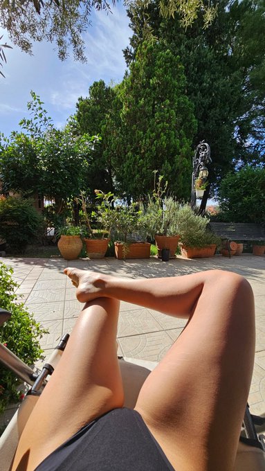 Sun was so hot that I had to undress and take advantage of it ☀️ - Beloved Sicily ☀️❤️ https://t.co/