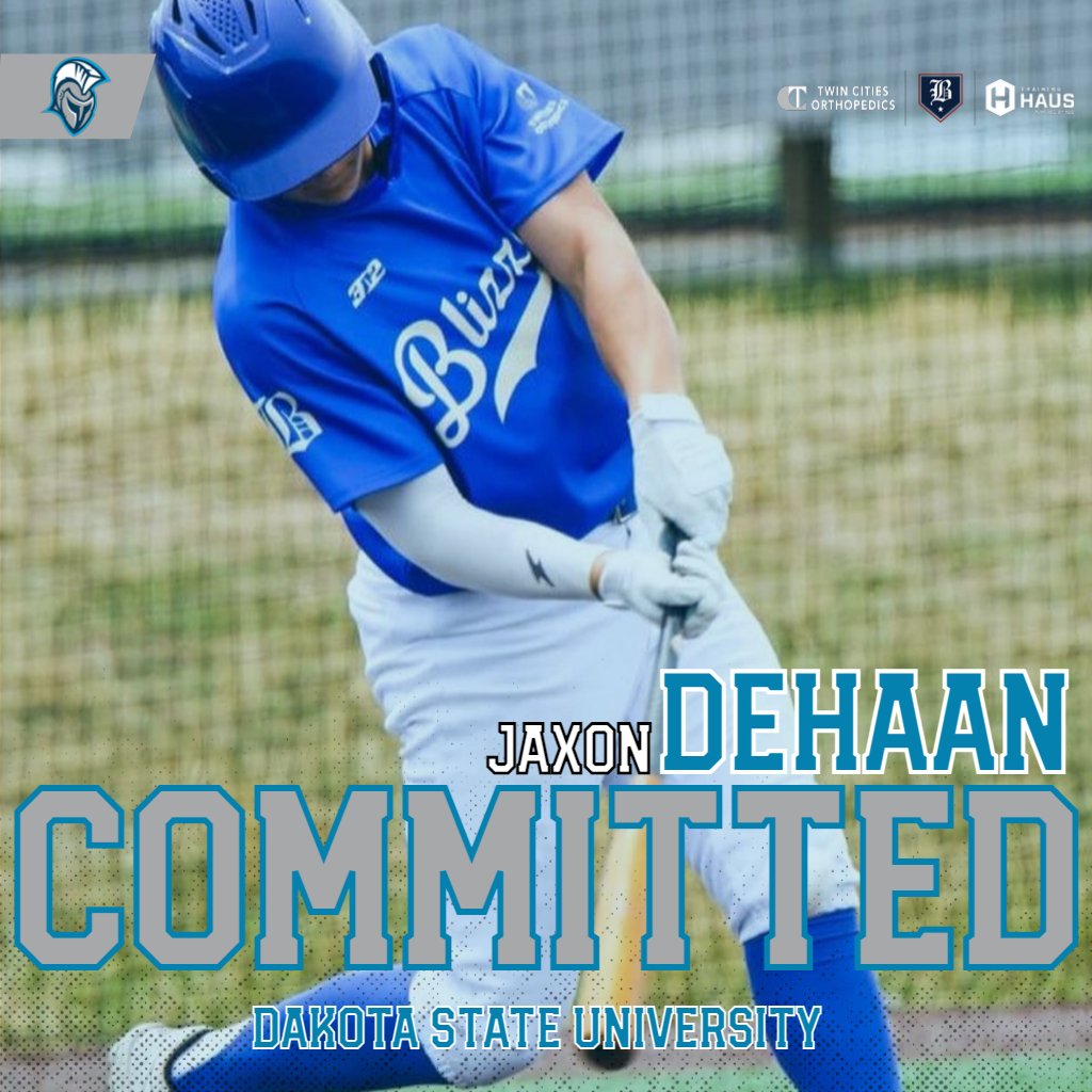 BlizzardBasebal's tweet photo. 🚨Commitment Alert🚨

 Congratulations to @JaxonDehaan on his commitment to @DSU_Baseball_!

#BlueLove🔵 https://t.co/pzpXepX0B3