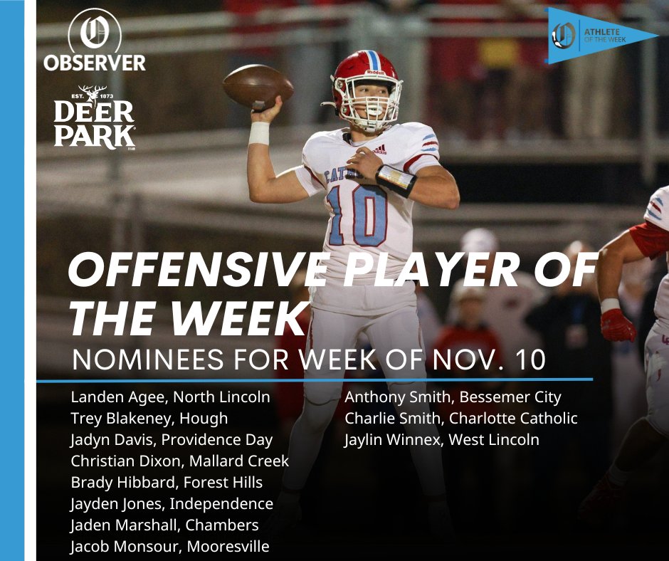 langstonwertzjr's tweet photo. Here are the nominees for @theobserver/@DeerParkWtr high school football offensive player of the week. Polls close Friday

Vote here: https://t.co/Ao1xSIqIt6 https://t.co/GvtYrFwwru