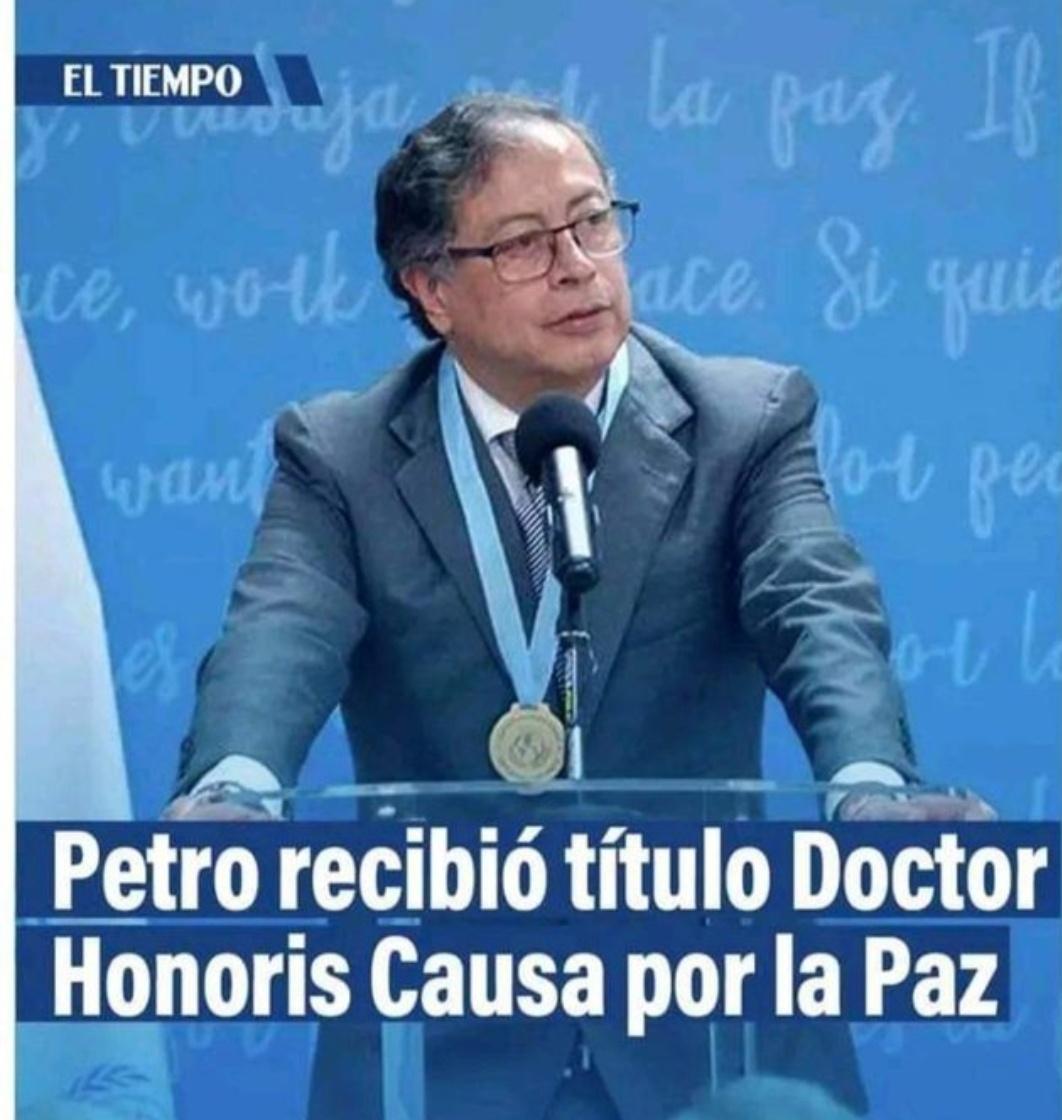 ¿Creé usted que <a href="/petrogustavo/">Gustavo Petro</a> es adicto a la paz?

Sí = dale RT 🔄 
Sí = dale ❤️ 
Sí/ No 💬
