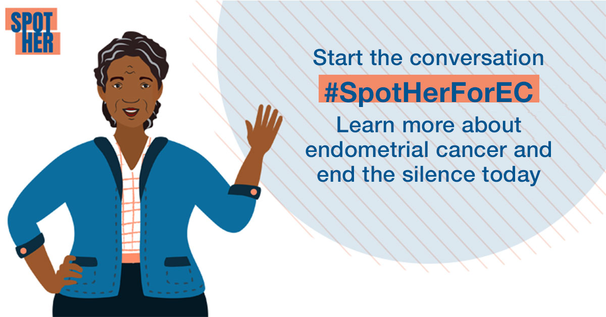 It’s important to be aware of risk factors that may increase your likelihood of developing #EndometrialCancer (EC). Visit the #SpotHerForEC website for resources on how to talk about EC and your possible risk factors with your doctor and more: SpotHerForEC.com.