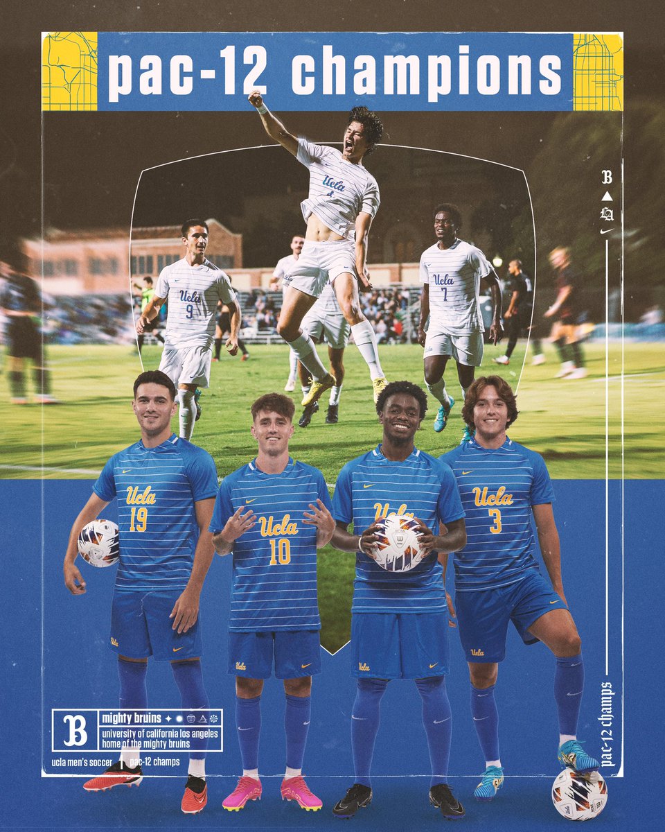 UCLAMSoccer's tweet photo. Top of the Pac!

With the 3-1 win over Stanford, the Bruins have clinched at least a share of the Pac-12 title.

#GoBruins https://t.co/btgsBWIyuT