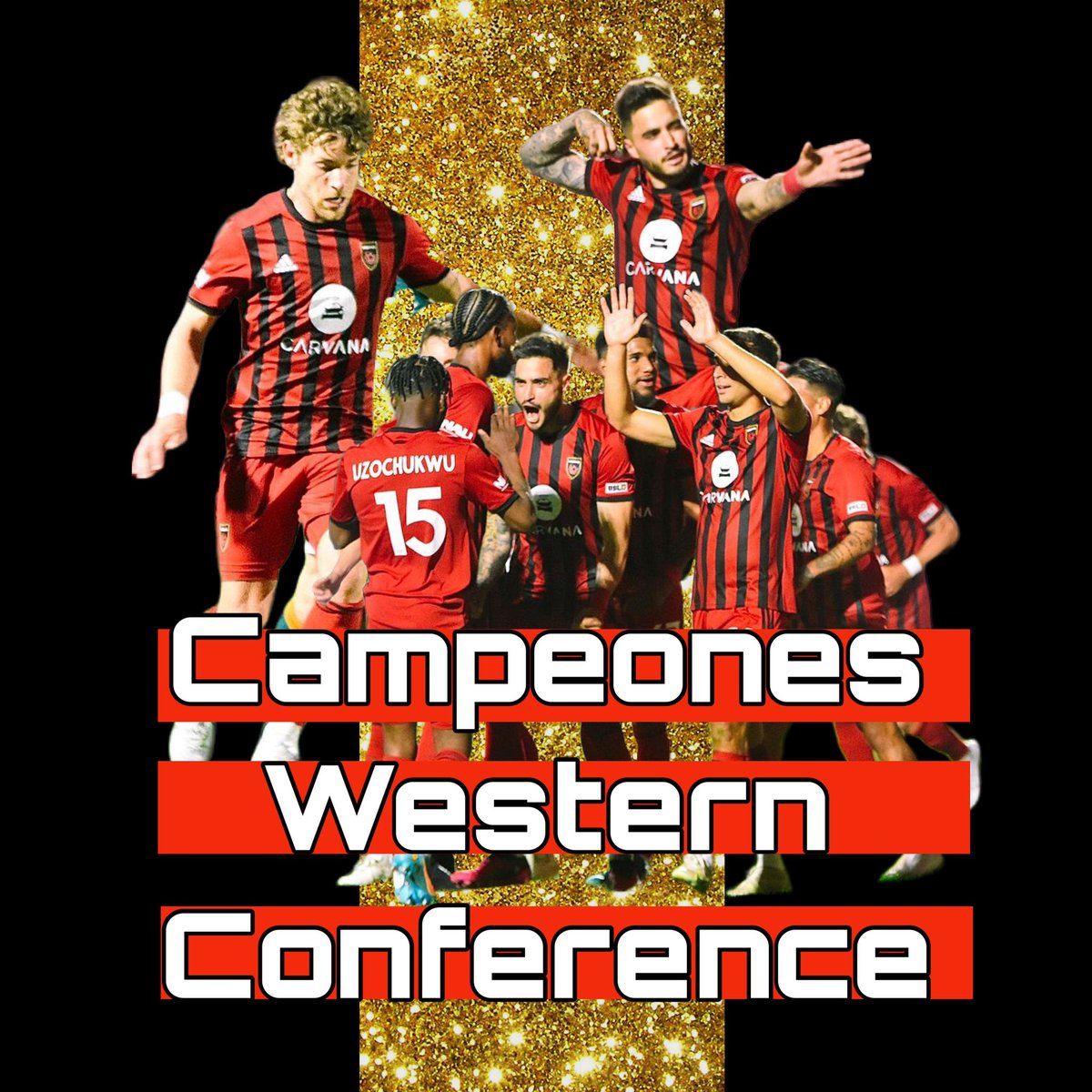 AriDeportiva's tweet photo. @PHXRisingFC  Western Conference Champions!!! https://t.co/b2BQRiO4Ov
