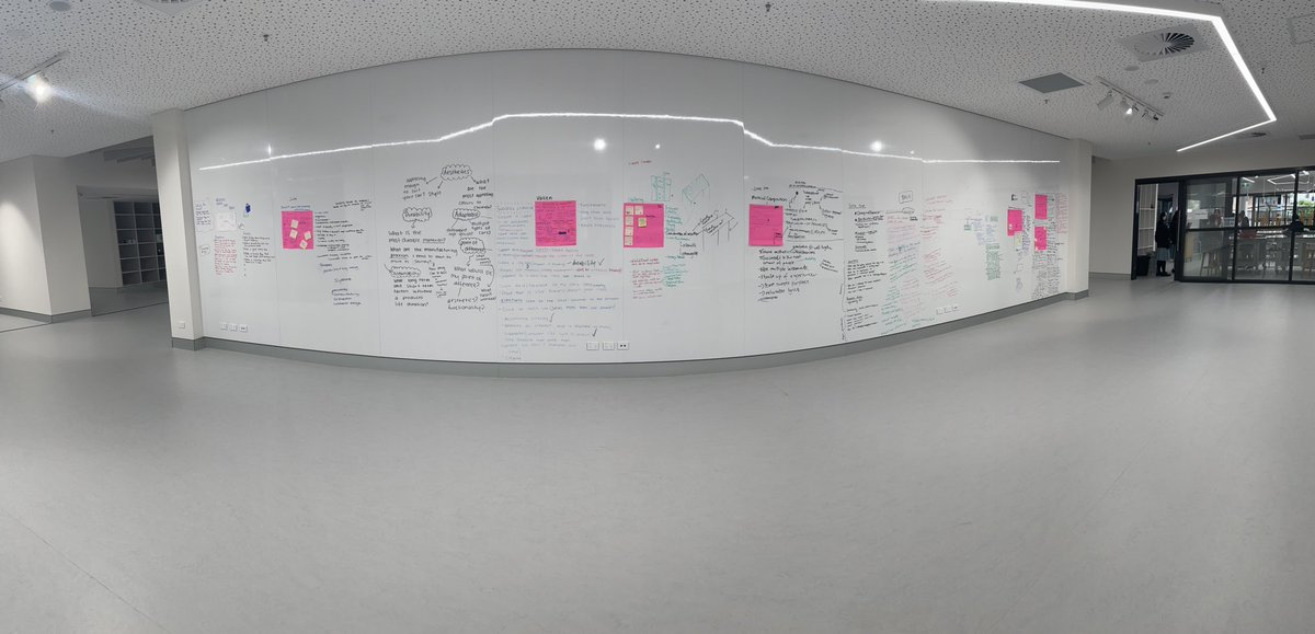 When you have a 10 meter whiteboard in your space. #hscdesign