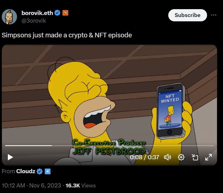 Wild Barts Can Be Tokens tweet media