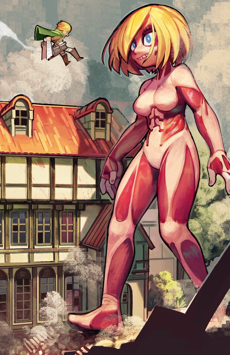 saruwash's tweet photo. i did some light changes to my annie drawings to make them more print friendly https://t.co/XnnLmo9QqC
