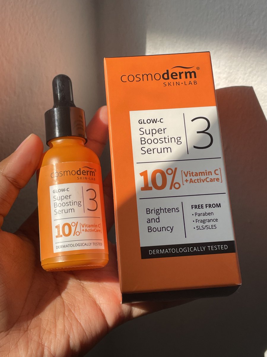 hoodawon's tweet photo. siapa kat sini cari serum untuk hilangkan dark spots and kurangkan masalah hyperpigmentation then this is the one for you ✨

here's my honest review for cosmoderm glow-c super boosting serum #VitaminC #COSMODERM https://t.co/3ZFl7F4fTX