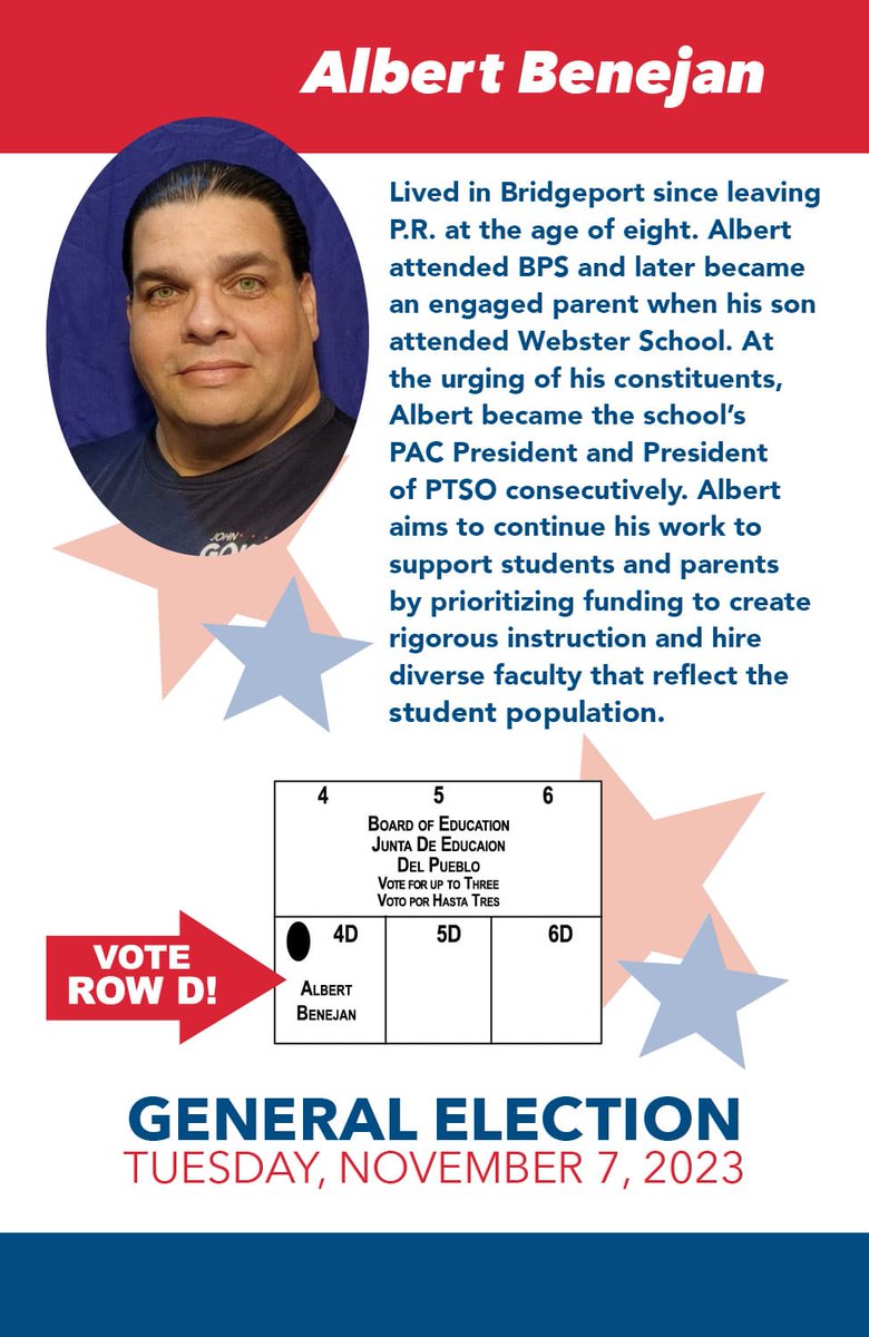 Parents,  students, and staff,  with your  vote for me on Tuesday,  November 7, 2023, we can make the difference. You are still important  for me and always  my priority. Together, we can make a difference. Your concerns, your voice, and your hard work are so valuable to me. VOTE
