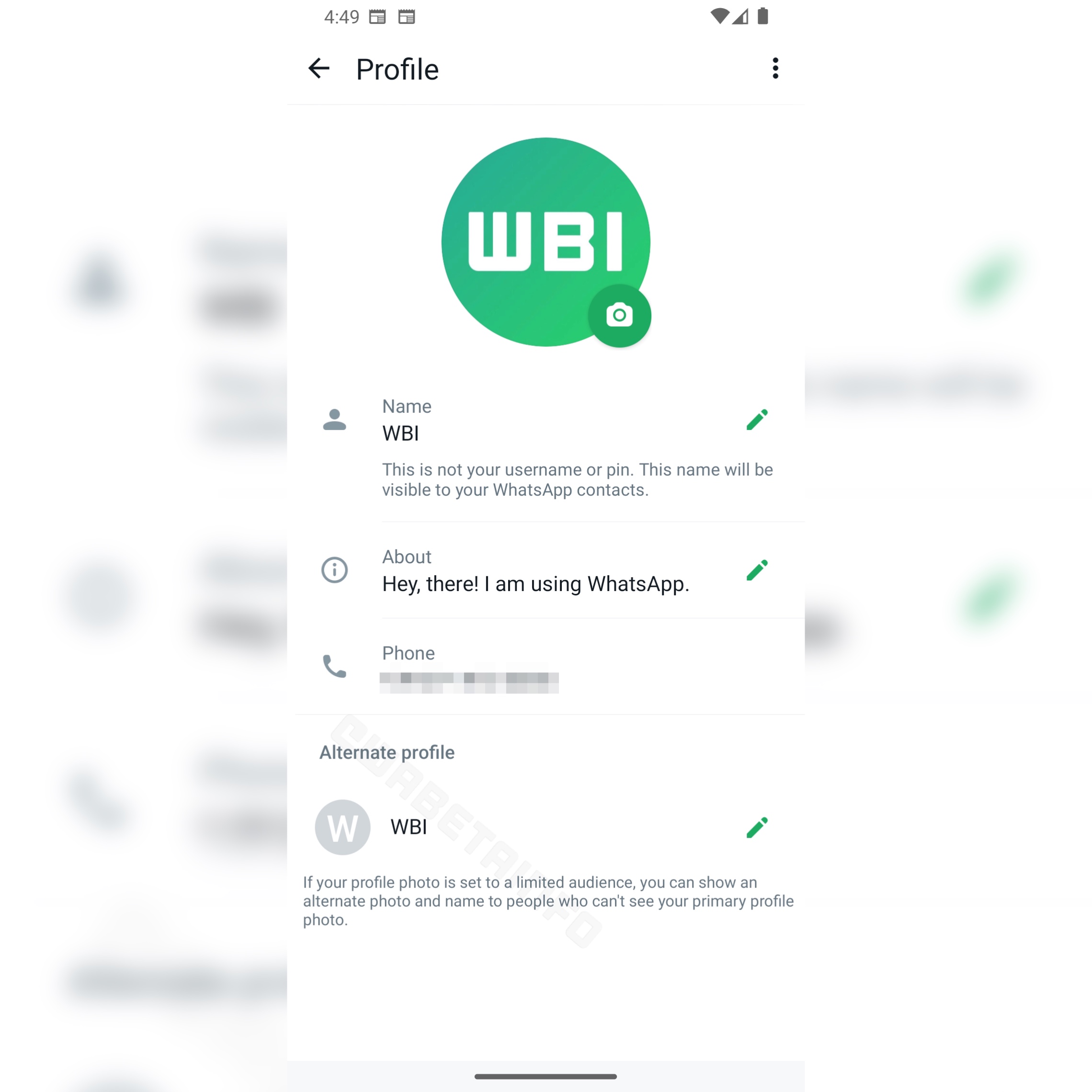 WhatsApp's new feature to show profile info in chats on Android