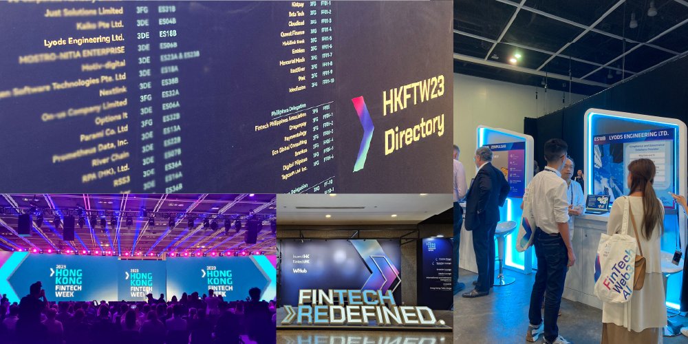 Lyods2's tweet image. We are so glad to have exhibited in the #HongKongFinTechWeek2023, where we met counterparts, potential partners and customers around the globe to exchange and share the experience and great ideas.
