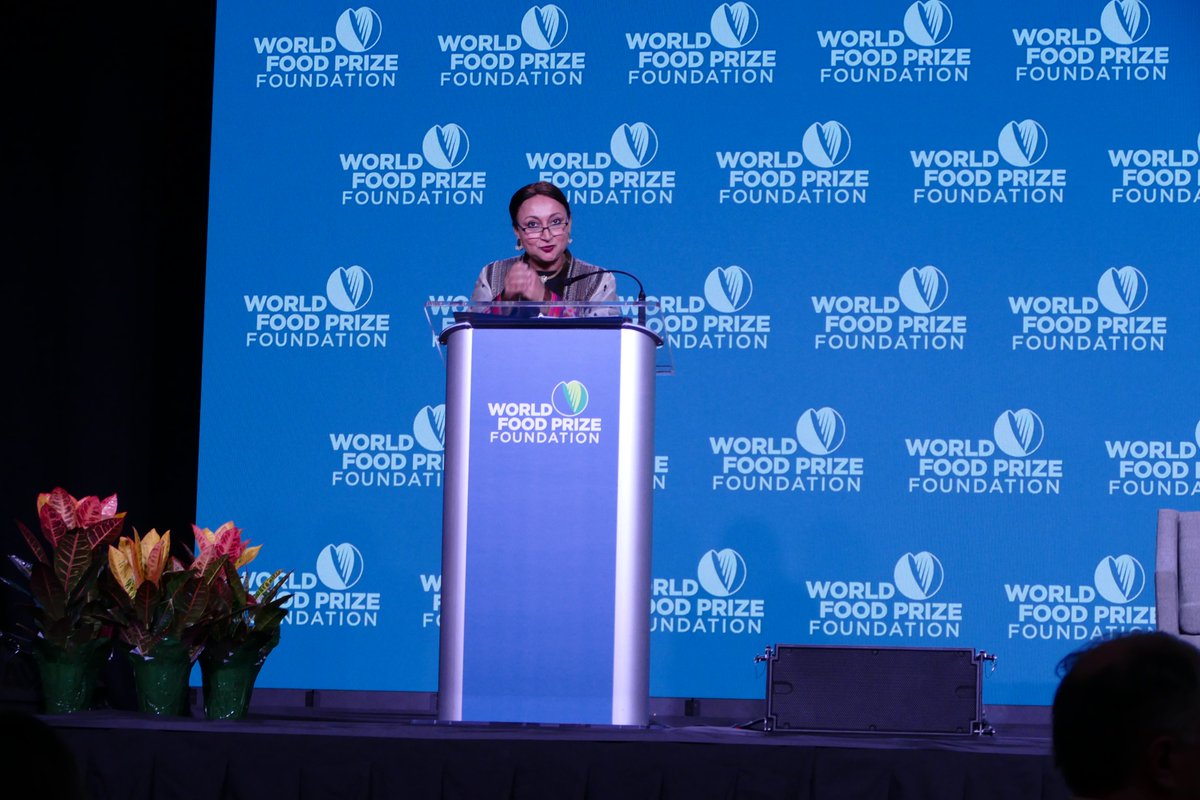 Congrats <a href="/WorldFoodPrize/">World Food Prize Foundation</a> on a remarkable 2023 Borlaug Dialogue &amp; laureate award ceremony!  Great having 1,300 global leaders, experts, educators, &amp; students from 76 countries discussing innovative solutions for a sustainable, equitable, and nourishing  food systems.
