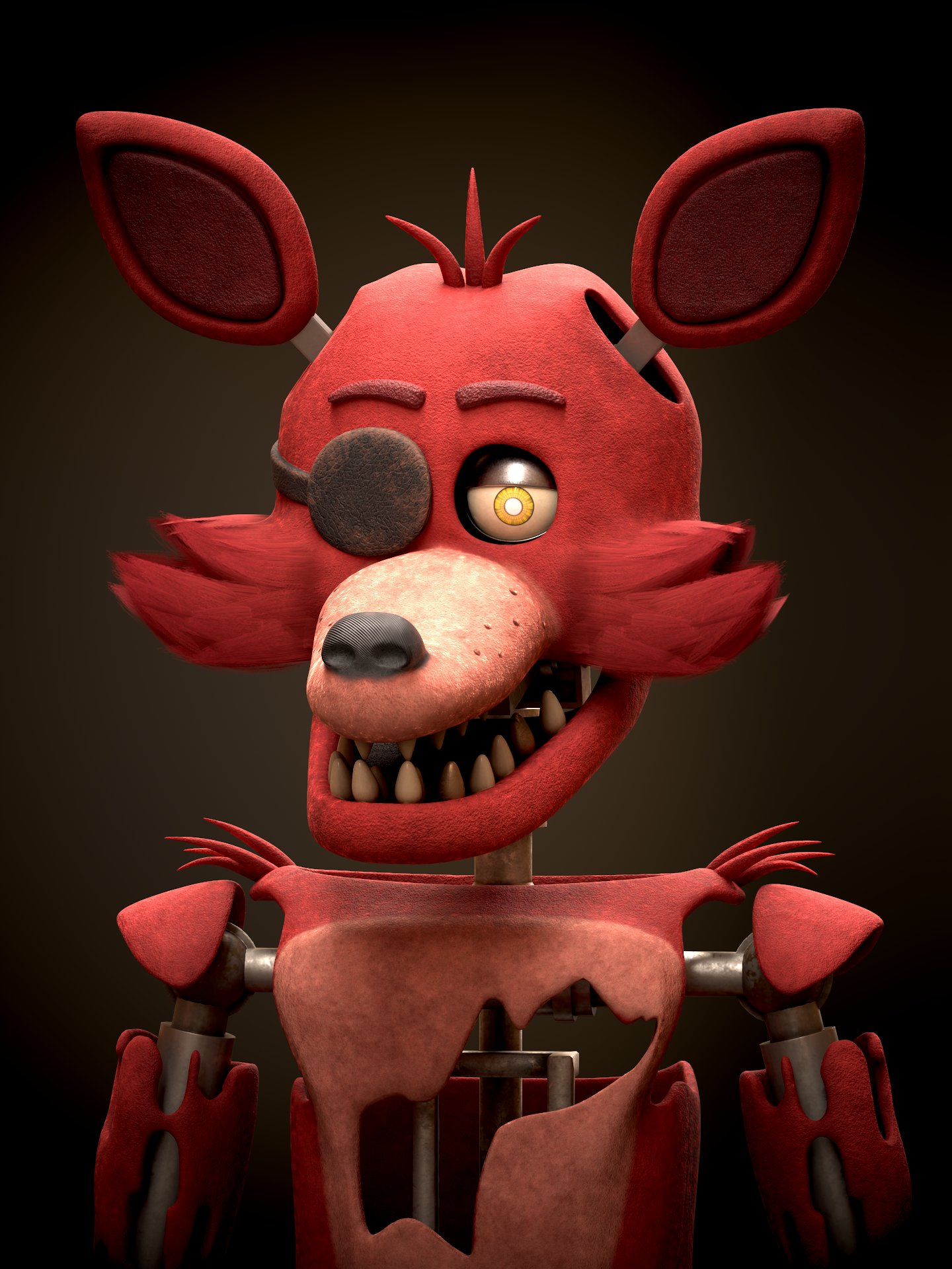 kitnxi on X: My model of Nightmare Foxy is now available for download on  Gumroad for free! Happy early Halloween! LINK:   #fnaf #fivenightsatfreddys #fnaf3d #fnafblender #b3d #blender3d #blender   / X