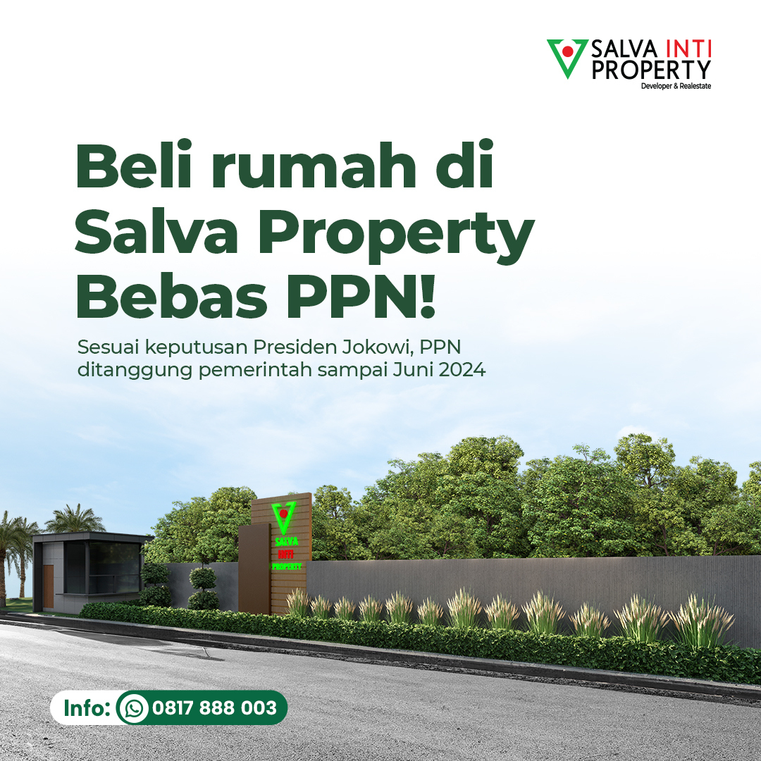 salvaproperty's tweet photo. Teman Salva udah dgr info peraturan dr Presiden Jokowi ?
Peraturan ini terkait penetapan kebijakan insentif PPN ditanggung oleh pemerintah untuk pembelian properti dibawah 2 Milliar sampai dengan Juni 2024 🙌
Manfaatkan kesempatan Bebas PPN ini hanya di @salvapropertyofficial https://t.co/fSFWWFNHVX