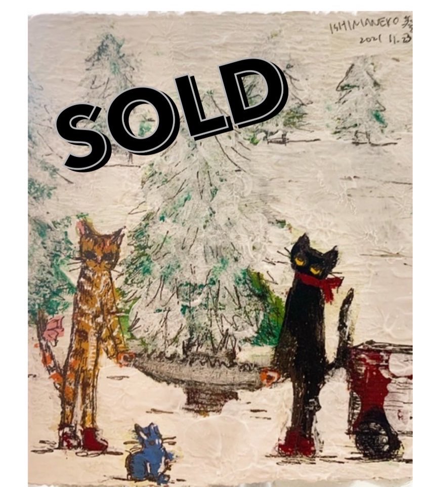 ishimaneko's tweet photo. ありがとうございます😊

#illustration #cat #catillustration  #イラスト　#猫　
　#アクリル絵の具　#acrylicpainting  #うさぎ　#bunny 
 #絵描きさんと繋がりたい　#伊島  #伊島猫  #猫イラスト #miniart #ミニ原画　 #猫アート　#猫作家　#��雑貨
　　#ishimaneko https://t.co/e1lGccFTH7