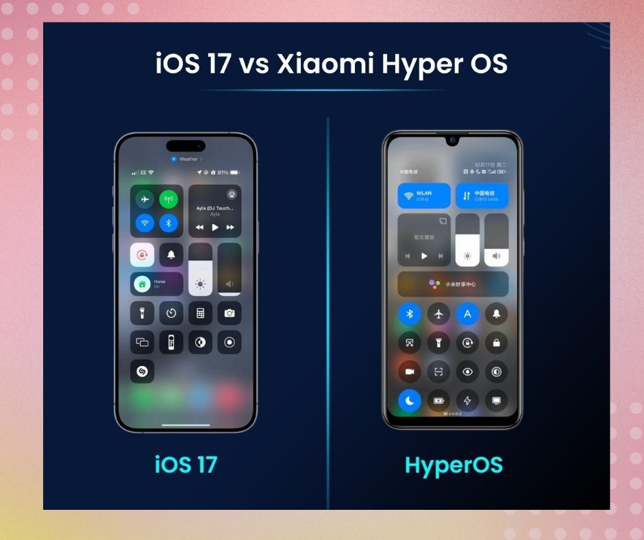 techclickbd's tweet photo. ios 17 vs Xiaomi Hyper OS https://t.co/O9xVks2gdr
