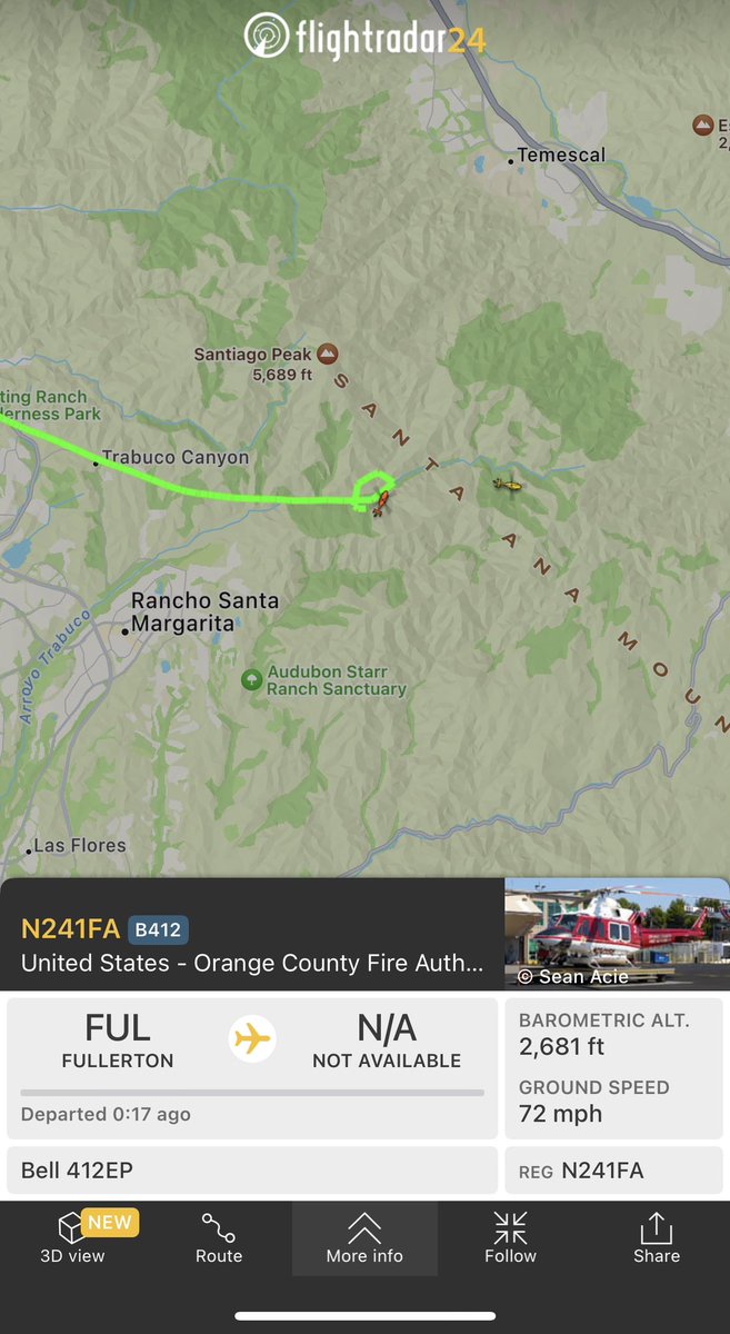 OC_Scanner's tweet image. #Breaking #BrushFire 

No further details and I don’t see much on cams @barkflight @CAFireScanner