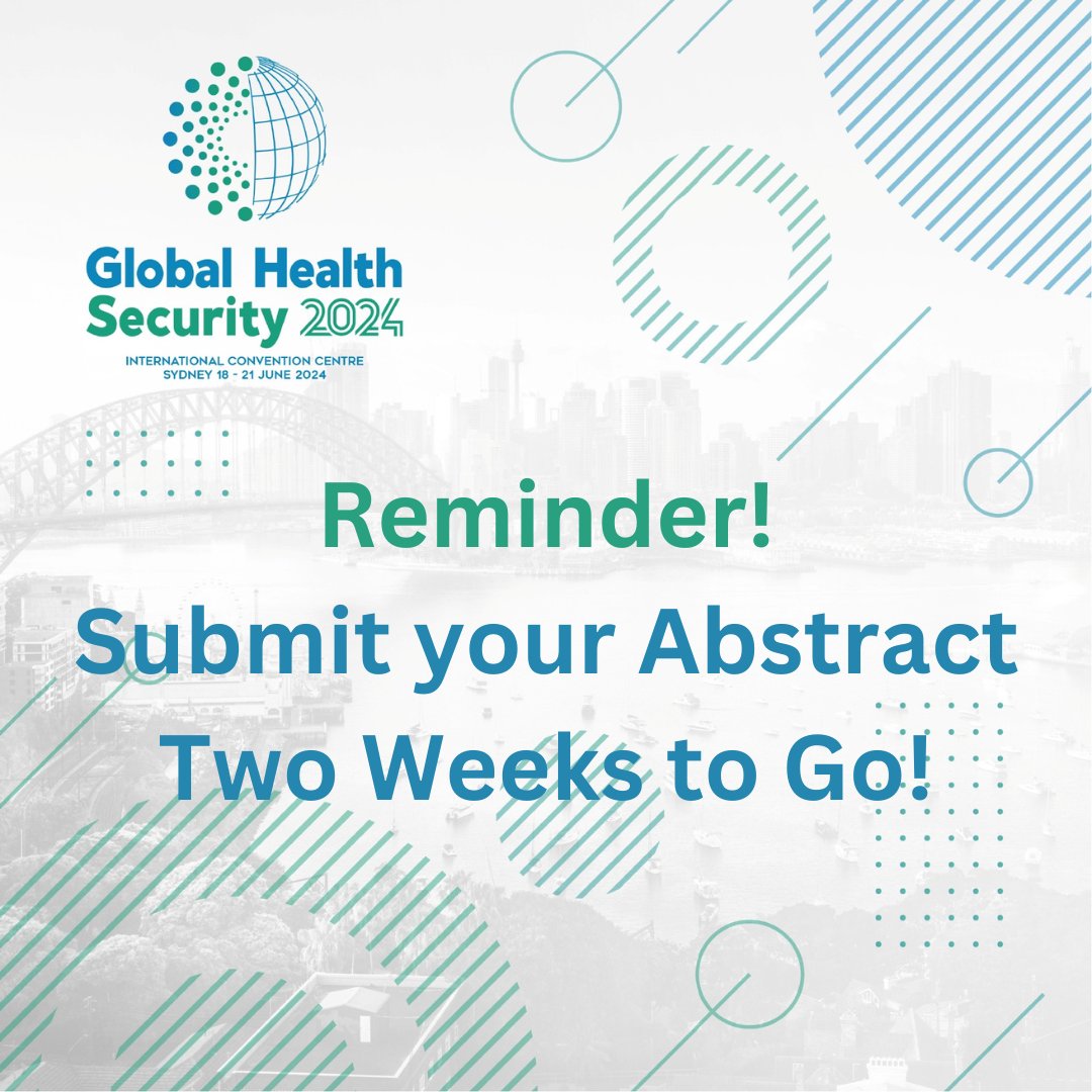 ⏳ Hurry! ⚡️ Only 2 weeks left to submit your abstracts for GHS2024! 📝 Don't miss out on this amazing opportunity to showcase your work and connect with experts from around the world. 🌍🤝 Submit your abstracts now and be a part of this prestigious event! 🎉🔬 #GHS2024