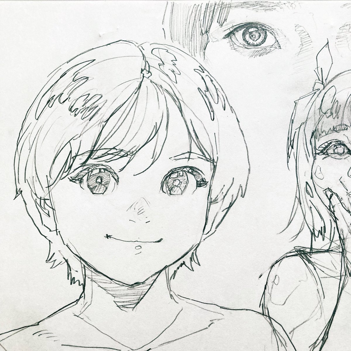 昨日まで自治会のお手伝いでテントなどの設営、イベントのヘルプっぽい事をしてました…体中が筋肉痛で動きづらいです…今月はまだ自治会の活動があります…ヤダね…個人の時間もうまく使えるようになりたいものです…生きるの下手だなぁ…自分…という事で最近描いた模写っぽいものやラクガキです