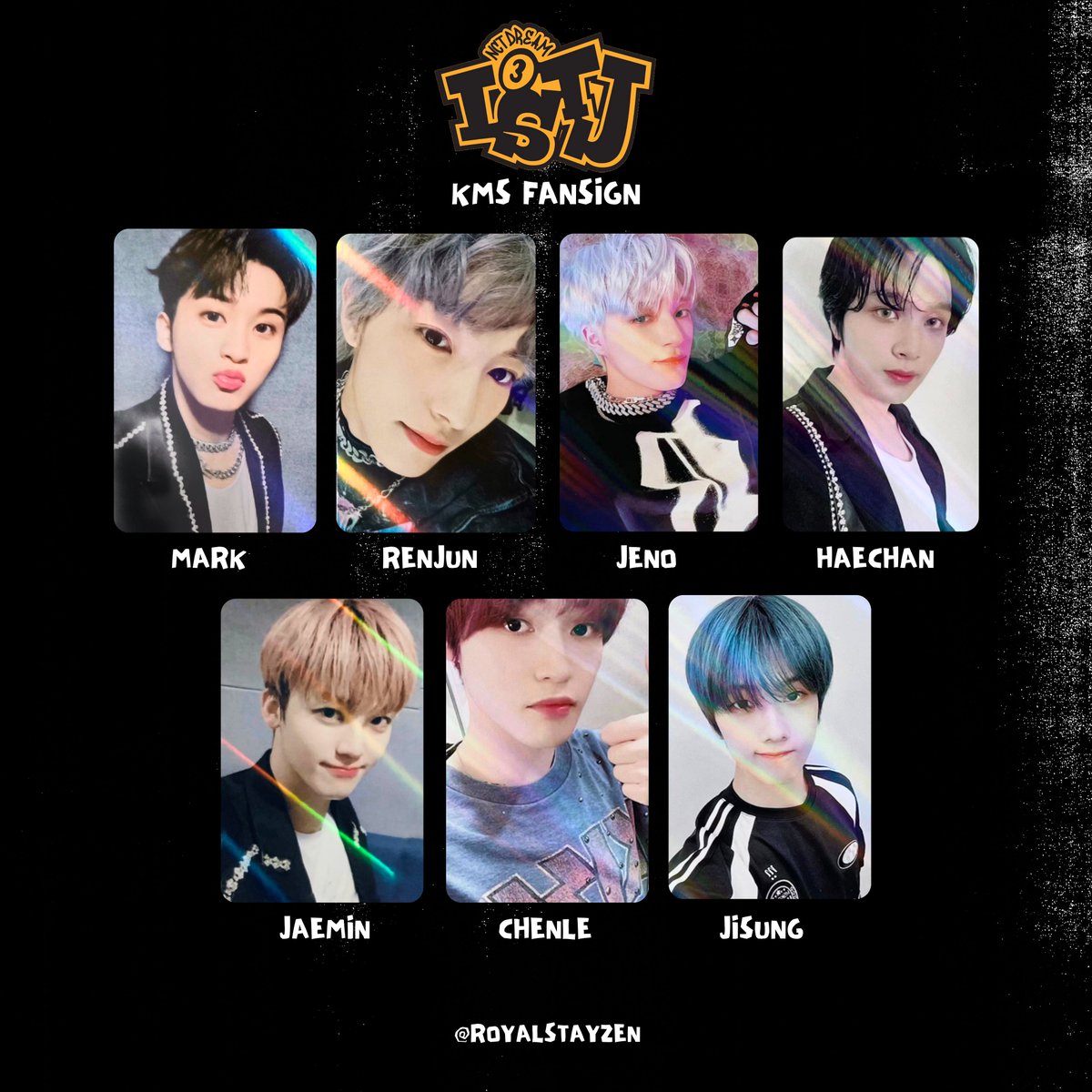 Nct Dream The 3rd Album 'ISTJ' 💚 Photocard/ PC templates 엔시티
