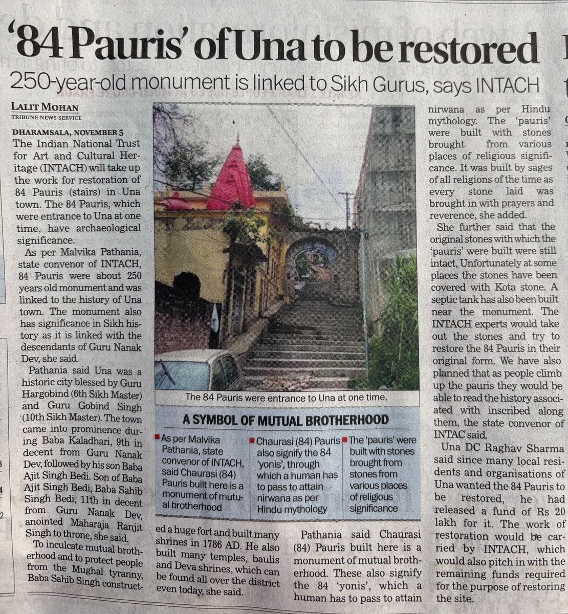 Raghav Sharma (@raghavsharmaias) on Twitter photo First step towards restoration and conservation of heritage structures in the city of Una, Himachal Pradesh, which was founded by the descendants of Shri Guru Nanak Dev Ji <a href="/CMOFFICEHP/">CMO HIMACHAL</a> <a href="/Agnihotriinc/">Mukesh Agnihotri</a> <a href="/INTACHIndia/">INTACH</a> First step towards restoration and conservation of heritage structures in the city of Una, Himachal Pradesh, which was founded by the descendants of Shri Guru Nanak Dev Ji <a href="/CMOFFICEHP/">CMO HIMACHAL</a> <a href="/Agnihotriinc/">Mukesh Agnihotri</a> <a href="/INTACHIndia/">INTACH</a>
