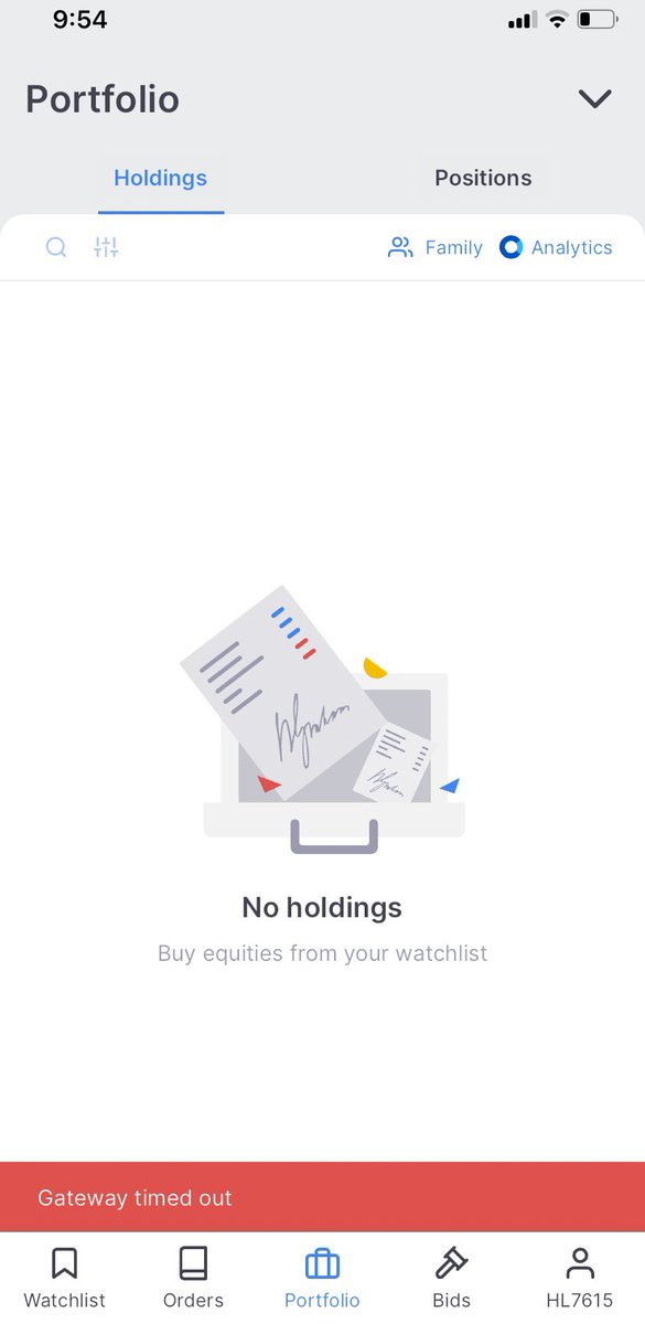 Digitalkeyurs's tweet image. Why my portfolio not visible any shares? @zerodhaonline #zerodha #error