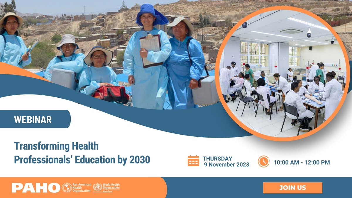 Pan American Health Organization (PAHO/WHO), Division of Health Systems and Services, invites you to attend this upcoming webinar on Thursday, 9 November 2023, 10:00 am to 12:00 pm (EST). Information and registration: paho.org/en/events/tran… @pahowho