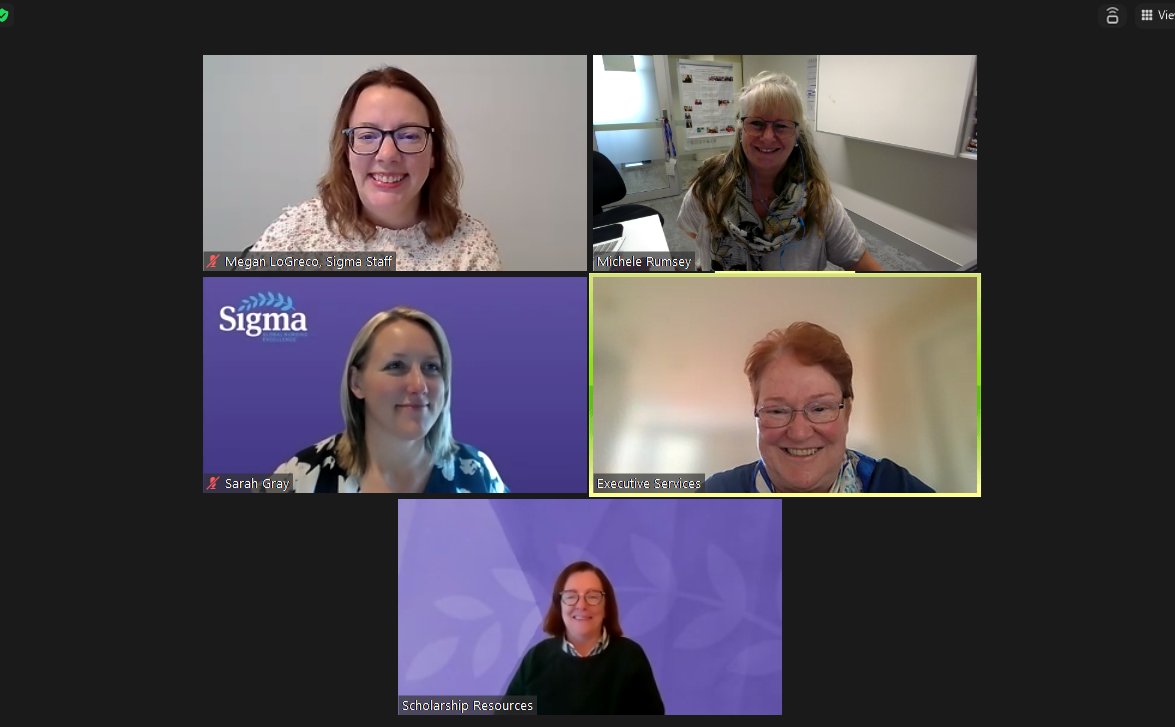 Prof. Michele Rumsey met with the amazing team @SigmaNursing ! Exciting opportunities to look forward to in 2024 for nursing collaboration🤝💉 #Nursing #collaboration