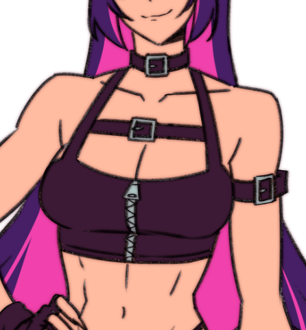 アナーキー・ストッキング 「a lil teaser of a new oc that im droppin」|diana🩷のイラスト