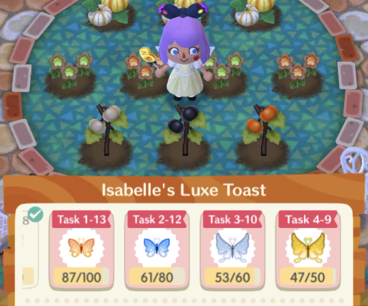 ktcub's tweet image. 💛🖤💛🌼🌼🌼💕🤗:YEA FRIENDS: Thank U SO much for helping me get *Regular* Tasks 1-4. Now I’m on ^HardTasks^. 
💗🫶All bugs given&amp;gt;Very Thankful
~Any bugs #Task1 #Task2 #Task3 #Task4 need, esp wanting 6️⃣th Anniv prizes &amp;amp; gold6’s for the calendar. #AnimalCrossing #PocketCamp #ACPC