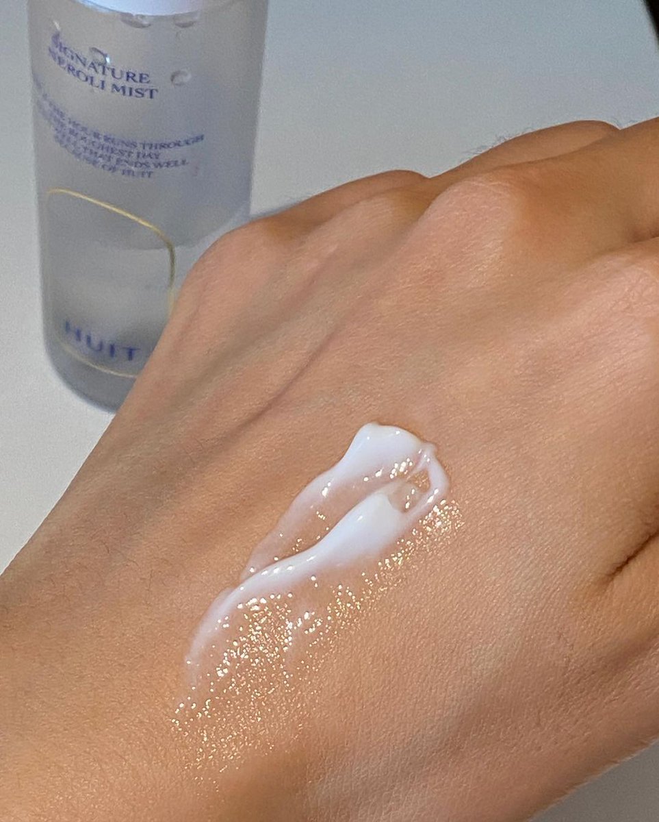 I take care of my skin before going to bed.