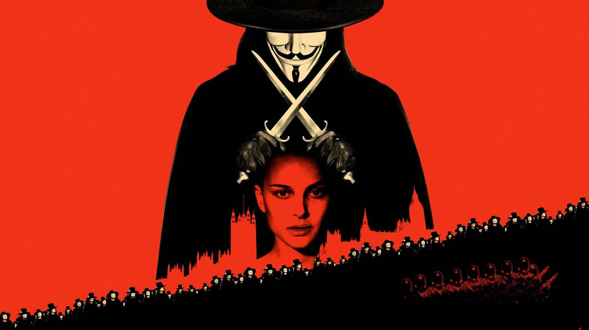 #NowWatching 🌹 #VForVendetta
Remember, remember the Fifth of November
#GuyFawkesDay #BonfireNight #AlanMoore #JamesMcTeigue #TheWachowskis #HugoWeaving #NataliePortman #StephenRea #StephenFry #JohnHurt #RupertGraves #NatashaWightman #CliveAshborn #DarioMarianelli #Vertigo #WB100