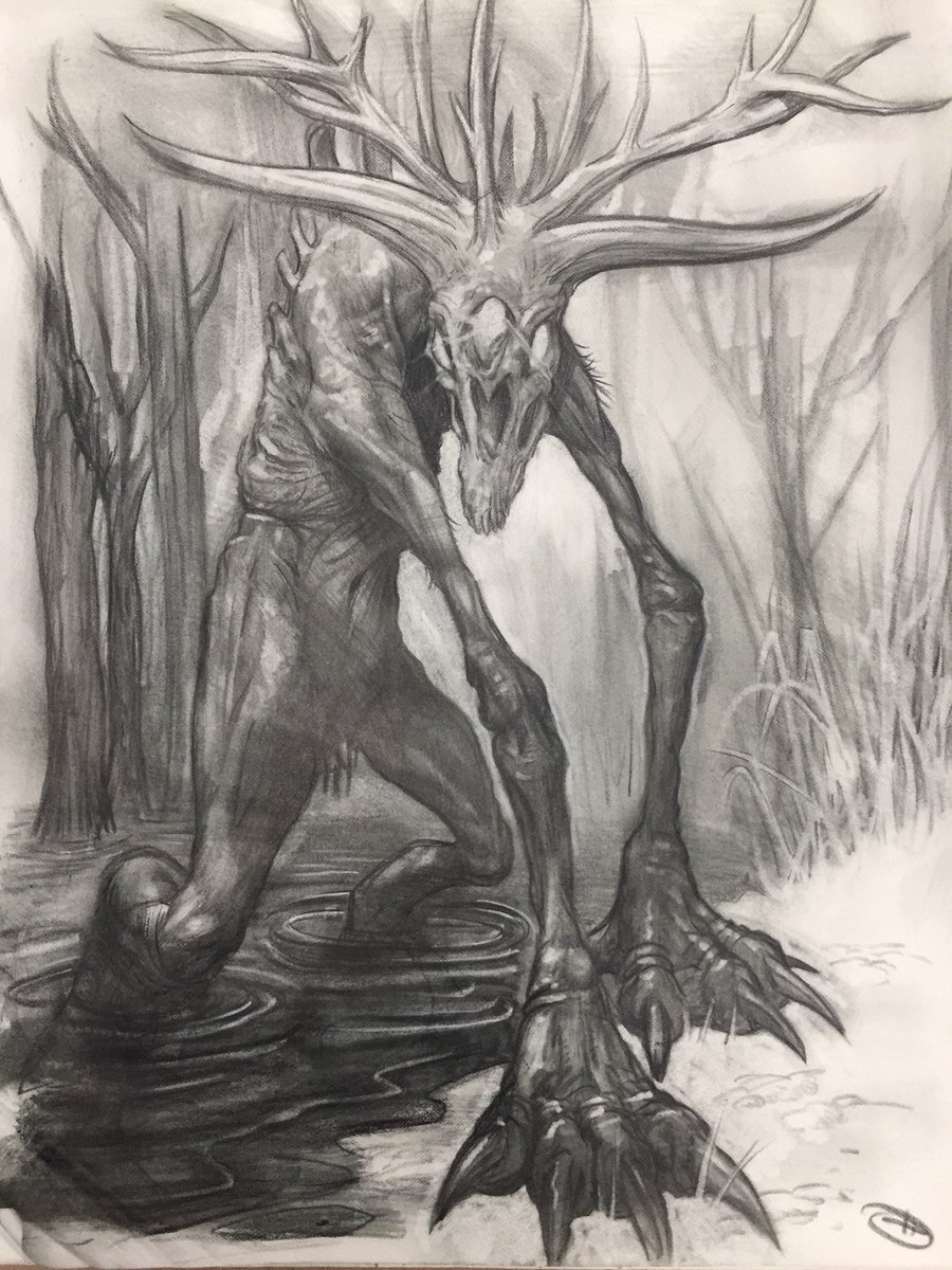 John Himmelstein made this Wendigo design.

You can read issue 1 of our comic for free at Bereft.ca
