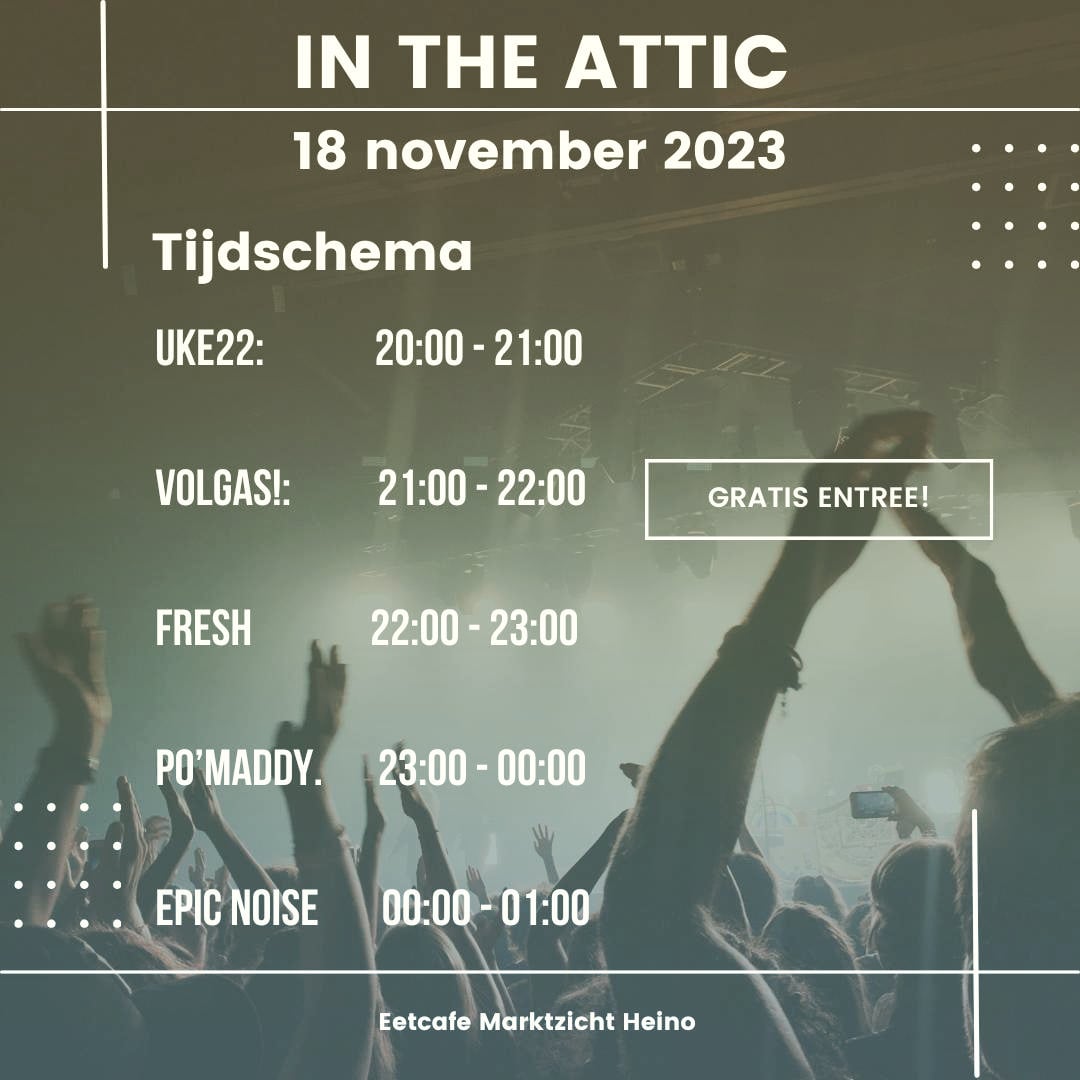 In the Attic (@intheatticheino) on Twitter photo 