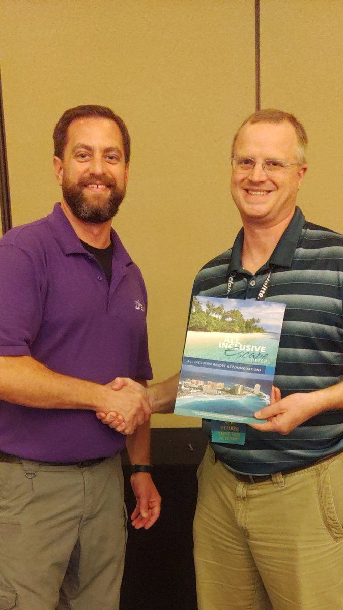 MeyersEmergency's tweet photo. The first 3 vacation packages have been awarded at the #IAEM23 Healthcare Caucus!(The third didn't stick around for the photo op...)!  We have (at minimum) 3 vacation packages at our booth in EMEX and 1 thats hidden somewhere at the conference! https://t.co/YUqkKvu1oi