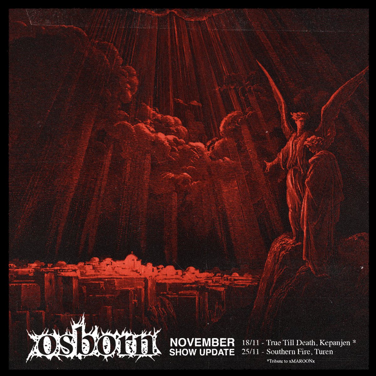 Twitter saw it first.

18 November special set tribute to xmaroonx 😘😘😘