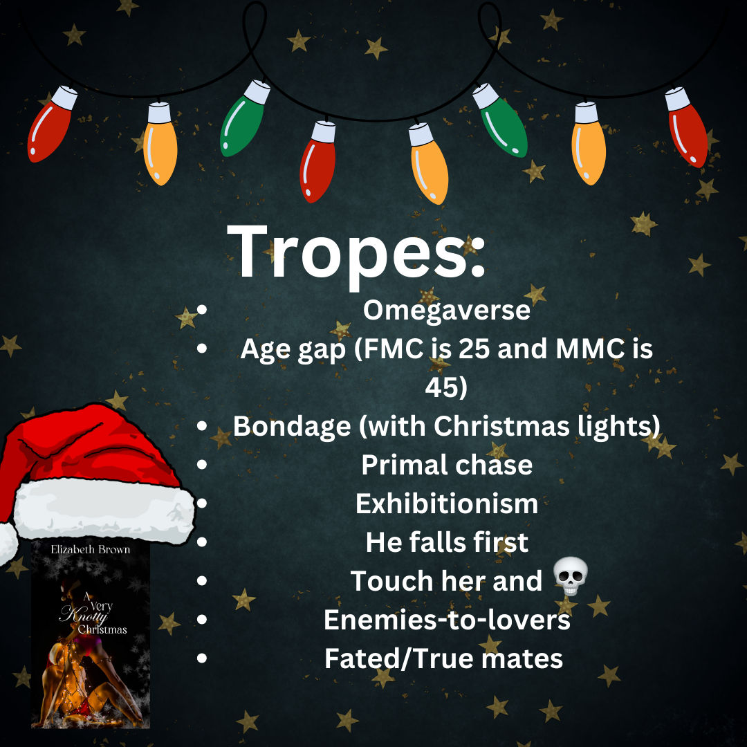 Want to know more about A Very Knotty Christmas?

There's a lot to this book, but it's a standalone. I'm going to do a few omegaverse books in the future all centered around the holidays!