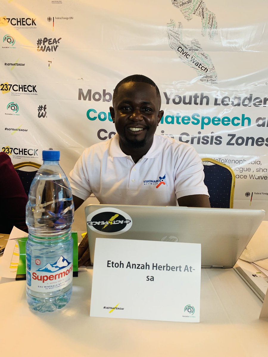 Our Executive Director was part of a Two Days Training of #PeaceWaivers organized by <a href="/civic_watch/">Civic Watch</a> Discussions centered on Mitigating #Hatespeech and Building Social Cohesion in Communities. #Act4Peace <a href="/DefyhatenowWCA/">#defyhatenow West & Central Africa</a> <a href="/intertwilight/">r0g_open culture</a> <a href="/GermanyDiplo/">GermanForeignOffice</a> #Youth4Peace #ThinkB4UClick #SDG16