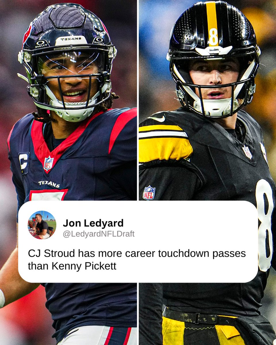 In 13 fewer games played 😳 

(h/t <a href="/LedyardNFLDraft/">Jon Ledyard</a>)