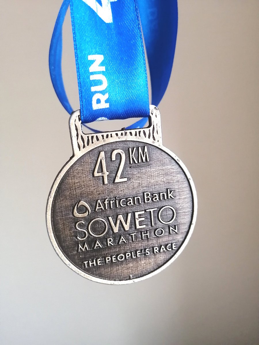 Medal Monday 
#RunningWithTumiSole
#Sowetomarathon2023